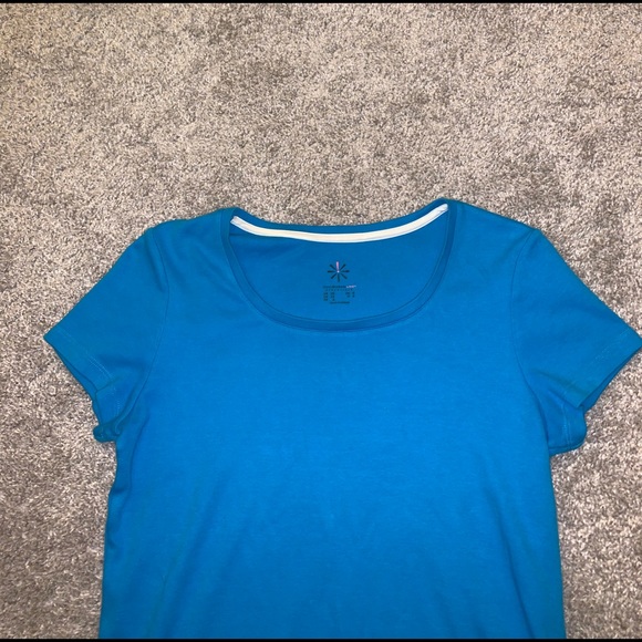 Isaac Mizrahi Dark Blue Short Sleeve Shirt sz XS - Picture 5 of 9